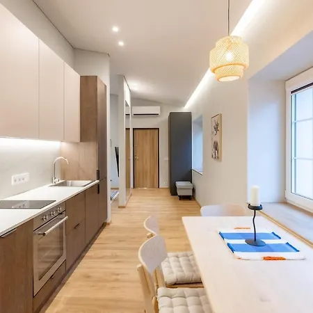 Nordic In Old Town Area And Balcony Apartament Kowno