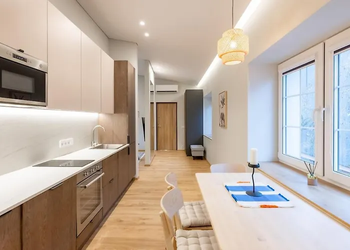 Nordic In Old Town Area And Balcony Apartman Kaunas